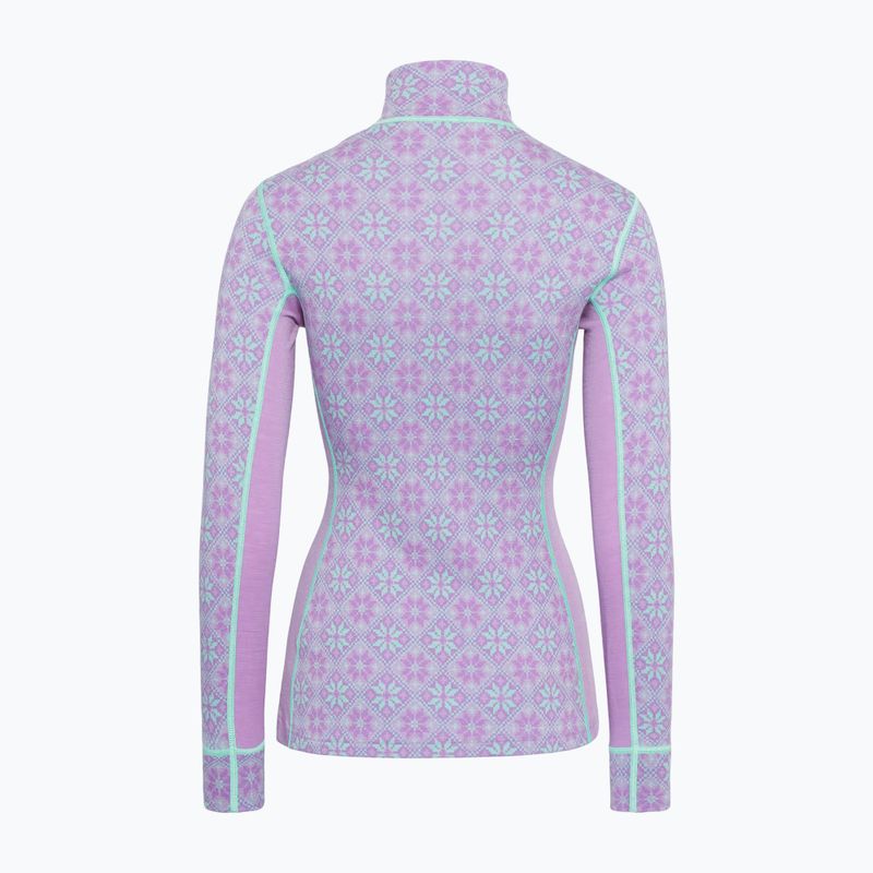 Dámska termo bielizeň KARI TRAA Rose Half Zip lily 7