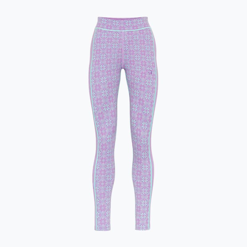 Dámske termonohavice KARI TRAA Rose High Waist lily 4