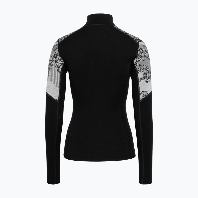 Dámska termo bielizeň KARI TRAA Olea Half Zip black 5
