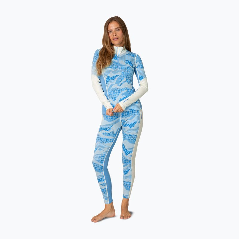 Dámska termo bielizeň KARI TRAA Olea Half Zip ocean 2