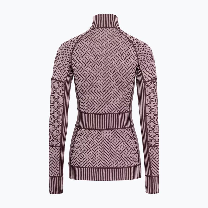 Dámska termo bielizeň KARI TRAA Smekker Half Zip cocoa powder 5
