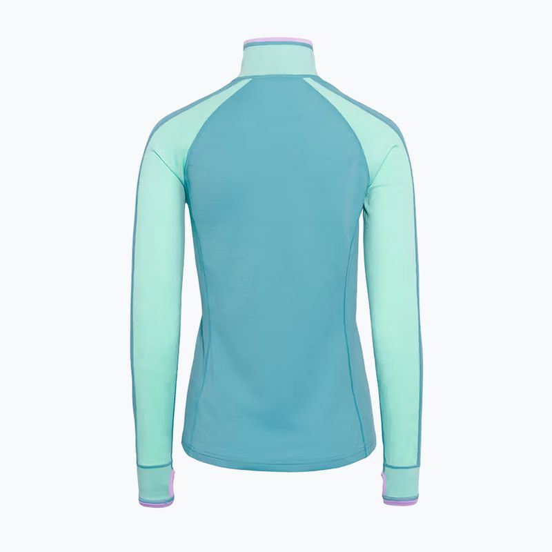Dámska termo bielizeň KARI TRAA Mila Half Zip blue lagoon 7