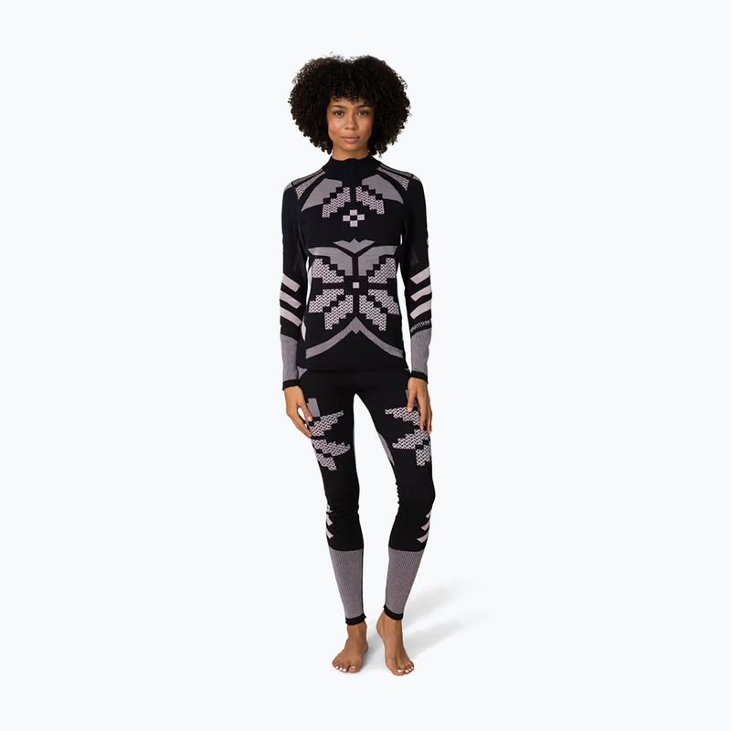 Dámska termo bielizeň KARI TRAA Faith Half Zip black 2