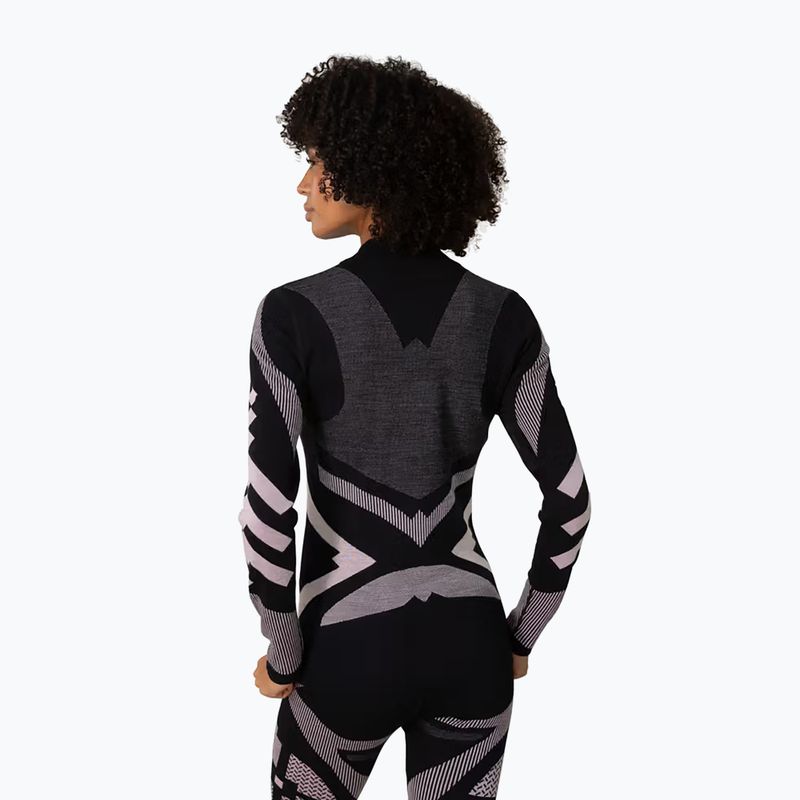 Dámska termo bielizeň KARI TRAA Faith Half Zip black 3