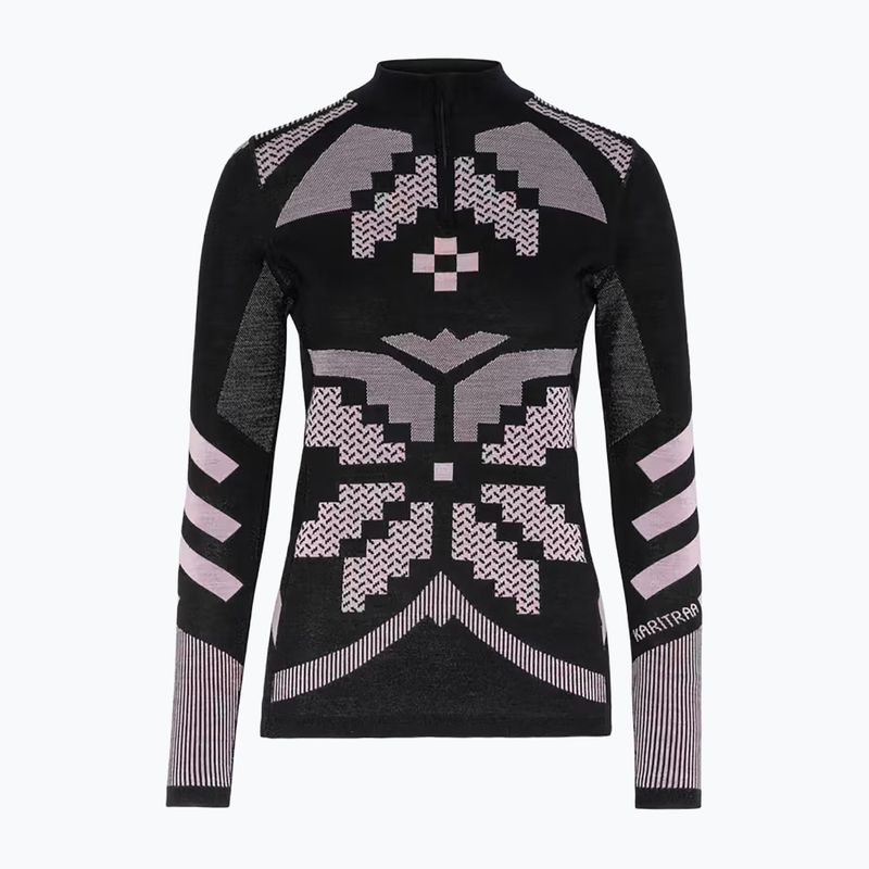 Dámska termo bielizeň KARI TRAA Faith Half Zip black 4