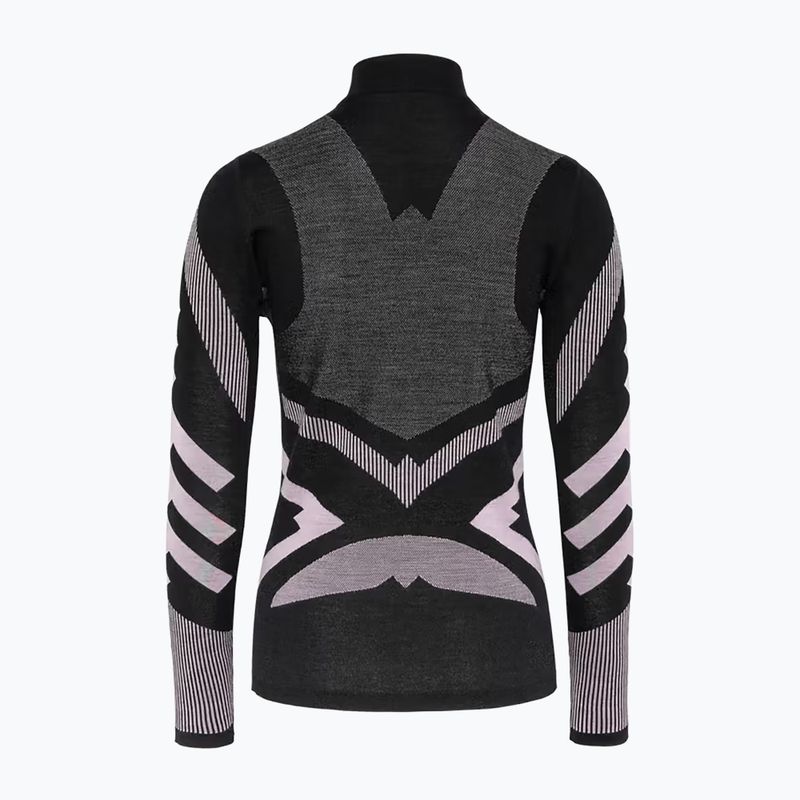 Dámska termo bielizeň KARI TRAA Faith Half Zip black 5
