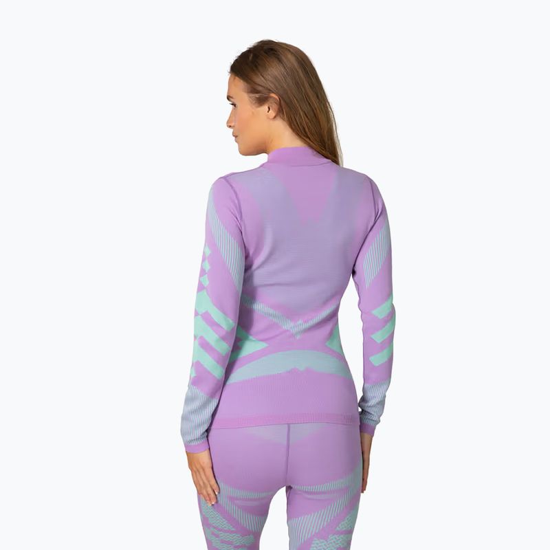 Dámska termo bielizeň KARI TRAA Faith Half Zip violet 3