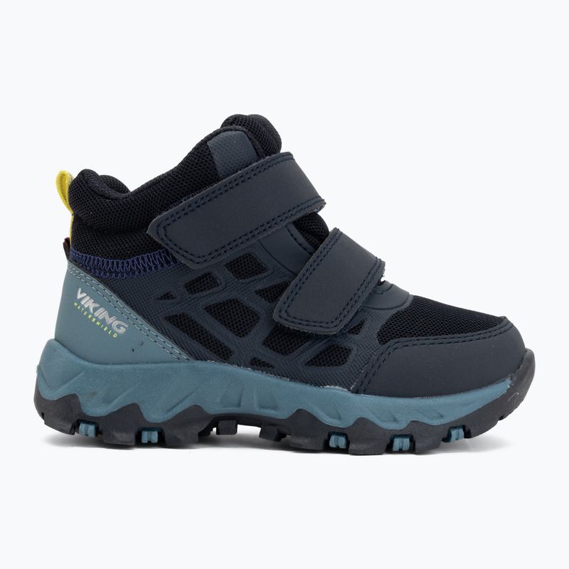 Detské topánky Viking Track Mid 2V Waterproof navy/demin 2