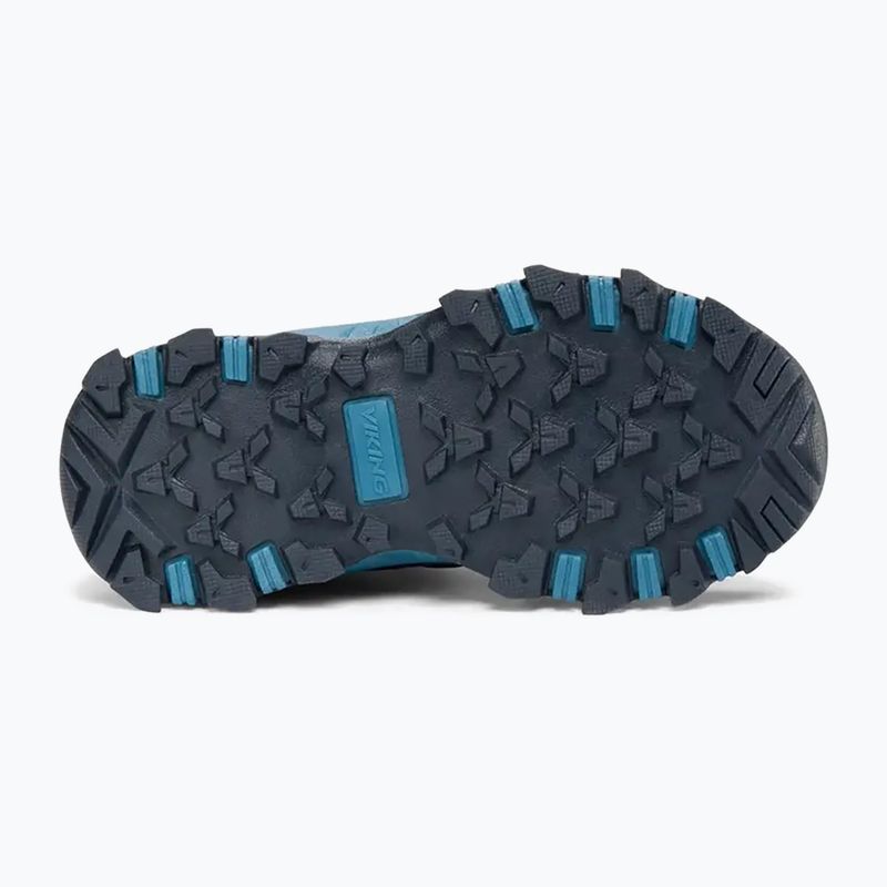 Detské topánky Viking Track Mid 2V Waterproof navy/demin 4