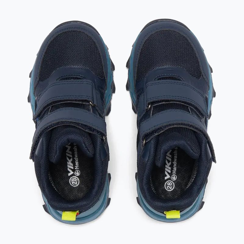 Detské topánky Viking Track Mid 2V Waterproof navy/demin 5