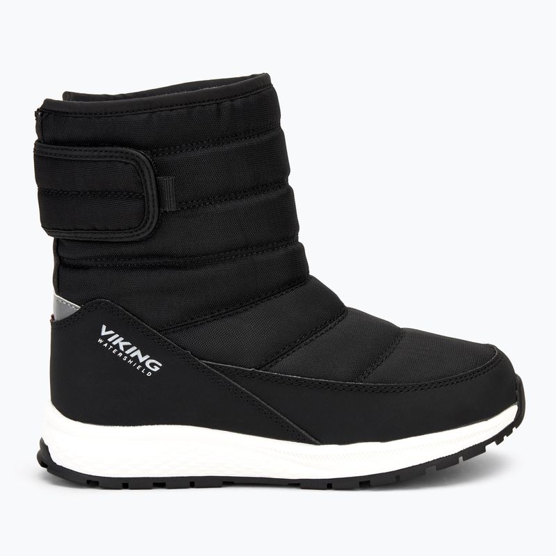 Detské snehule Viking Footwear Equip Warm Waterproof 1V Pull On black 2