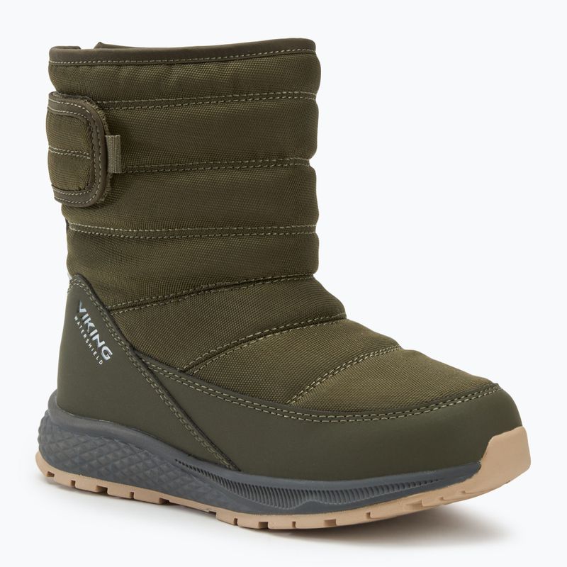 Detské snehule Viking Equip Warm Waterproof 1V Pull On olive