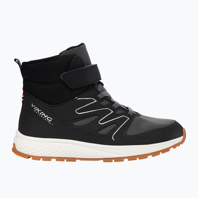 Detské snehule Viking Footwear Equip Defence Warm WP 1V black/charcoal 8