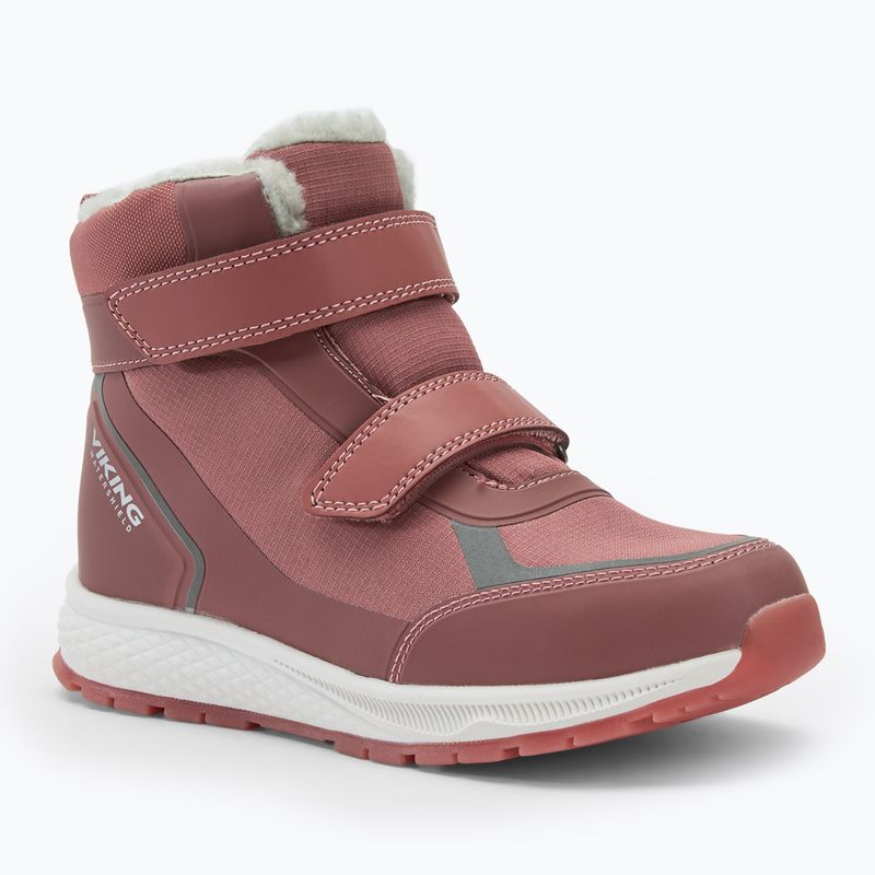 Detské snehule Viking Footwear Equip Glow Warm WP 2V pink