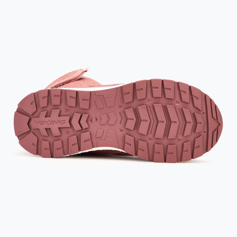 Detské snehule Viking Footwear Equip Warm Waterproof 1V Pull On pink 4