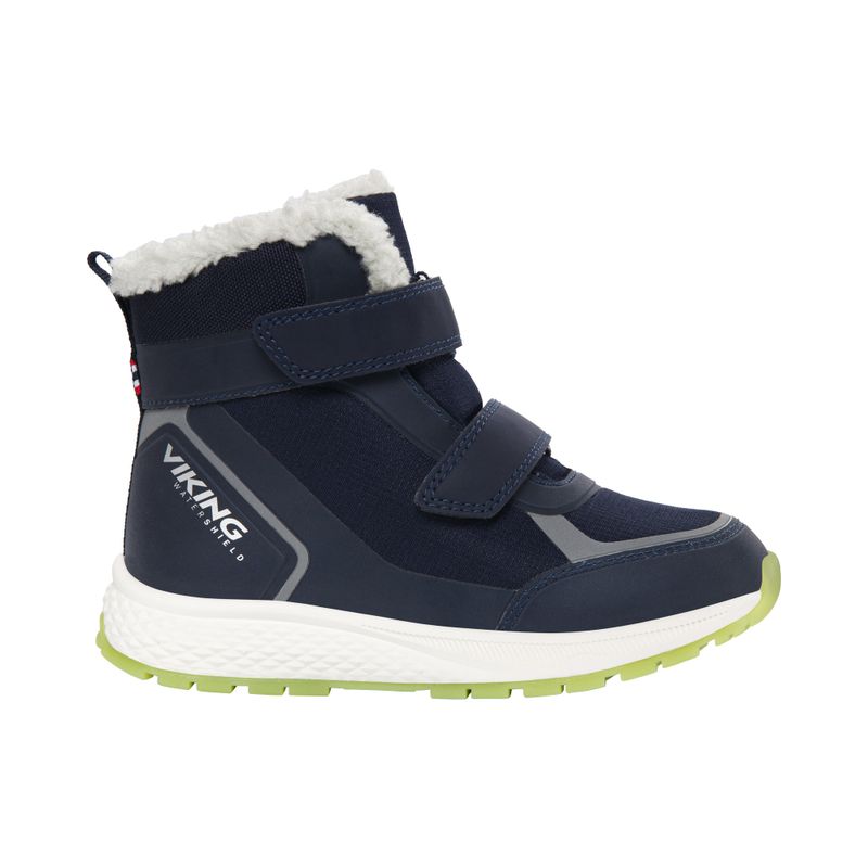 Detské snehule Viking Footwear Equip Glow Warm WP 2V navy 9