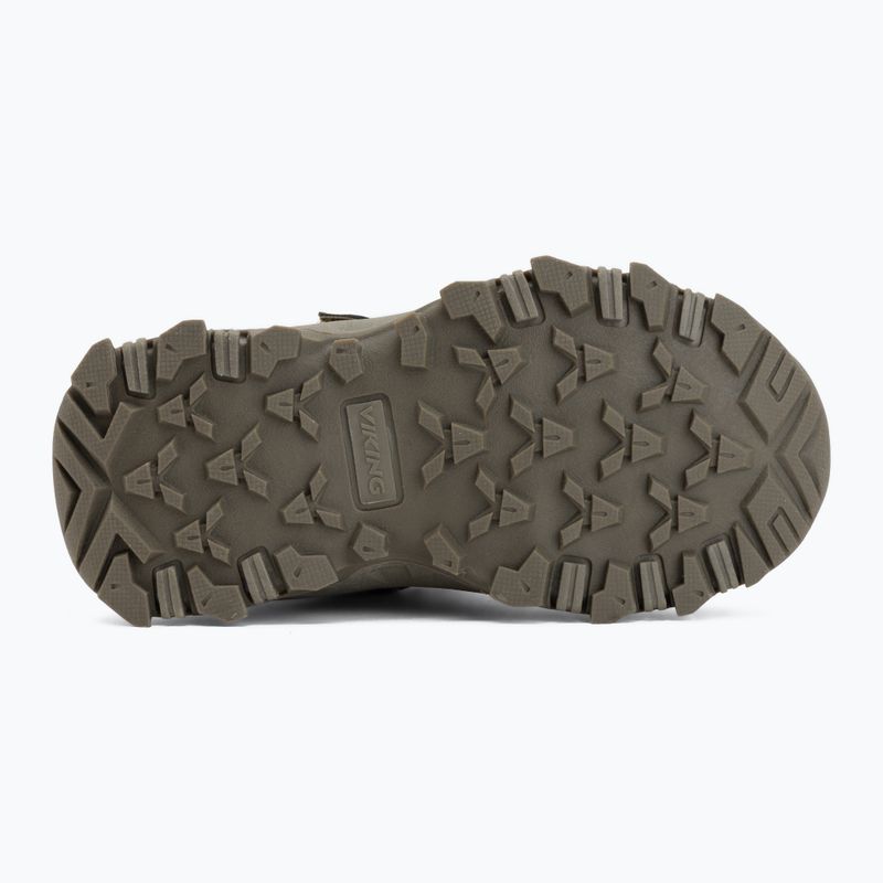 Detské topánky Viking Track Mid 2V Waterproot olive 4