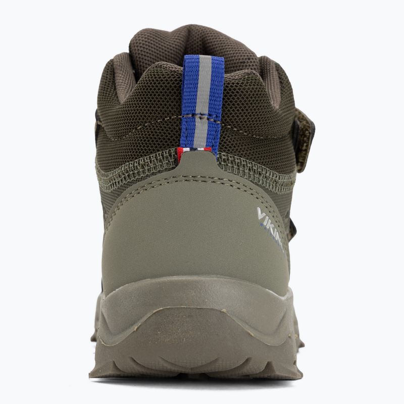 Detská obuv Viking Footwear Track Mid 2V Waterproot olivová 6
