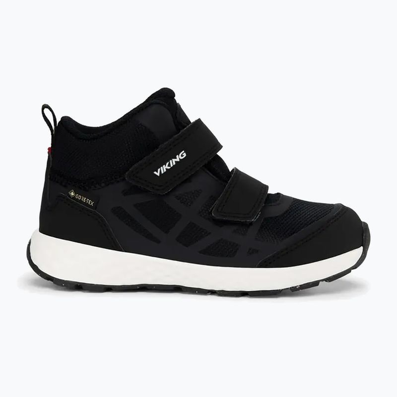 Detská obuv Viking Footwear Veme Reflex Mid 2V Gore-Tex čierna/biela 8