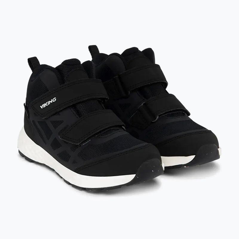 Detská obuv Viking Footwear Veme Reflex Mid 2V Gore-Tex čierna/biela 10