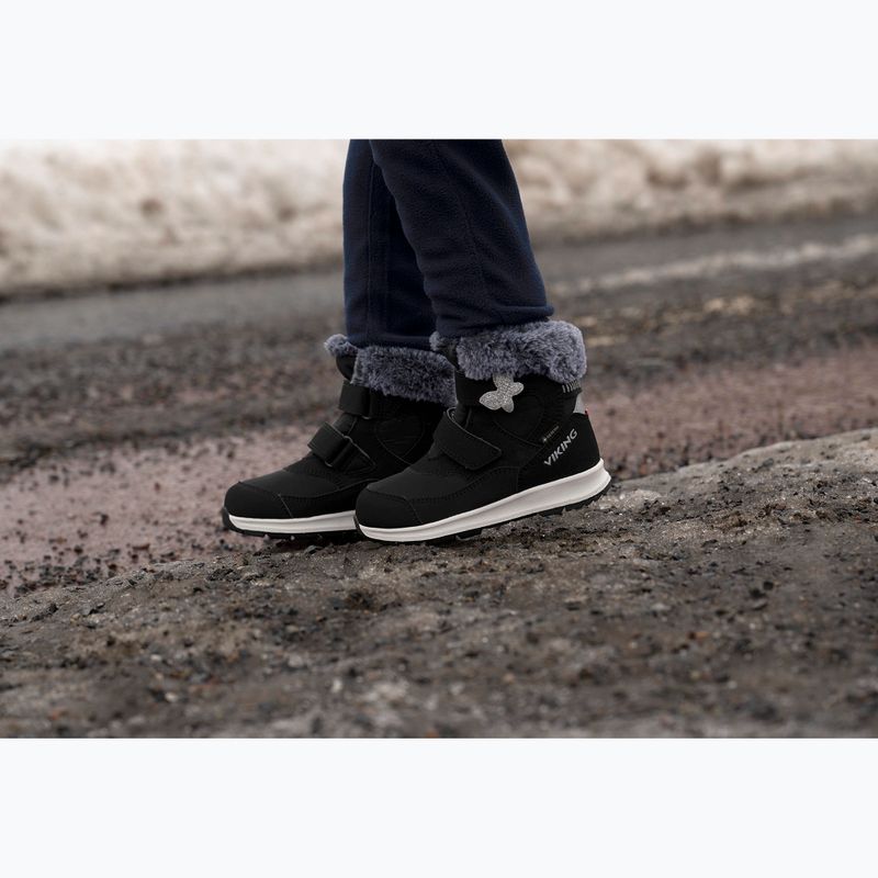 Detské snehule Viking Footwear Belle Butterfly Warm GTX 2V black 8