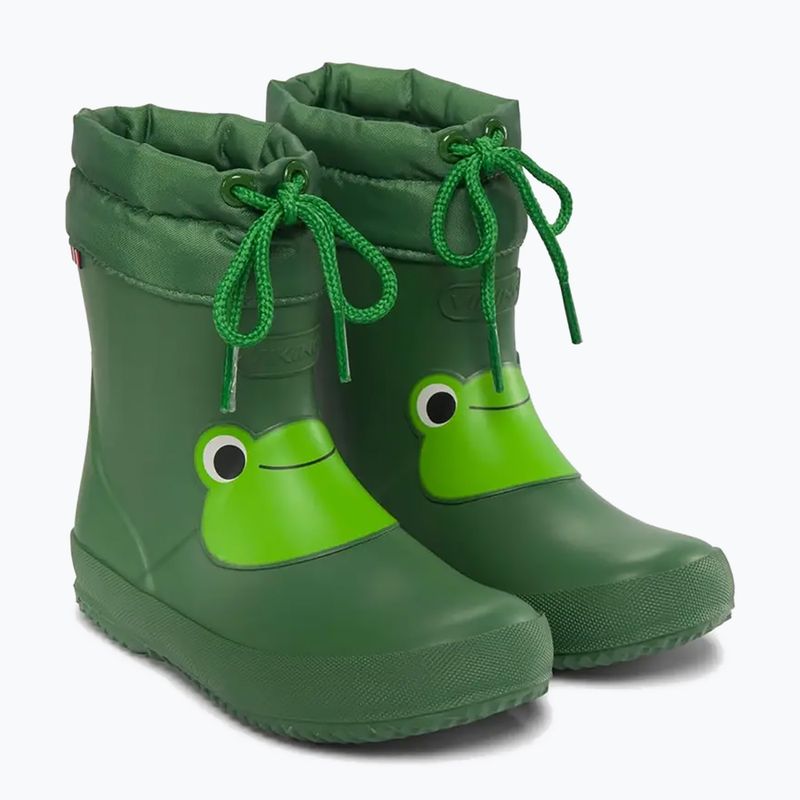 Kaloshe detské Viking Footwear Alv Indie Print zelené 10