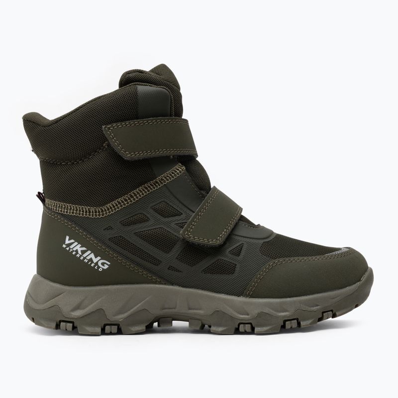Detské topánky Viking Footwear Track Warm Waterproof 2V olive 2