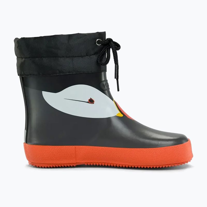 Kaloshe detské Viking Footwear Alv Barefoot Paw Print čierne 9