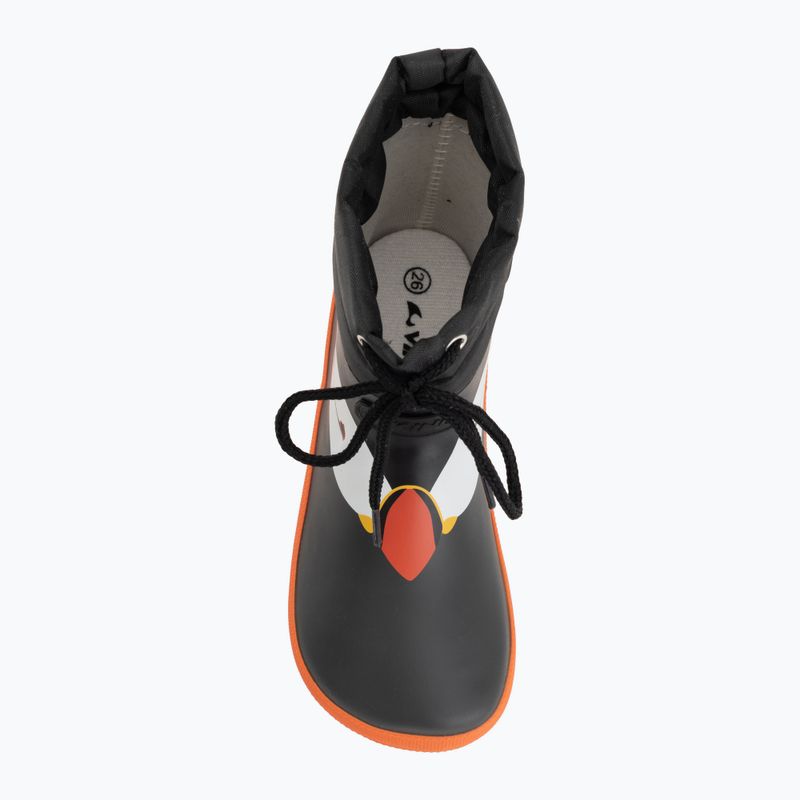 Detské gumáky Viking Alv Barefoot Paw Print black 5