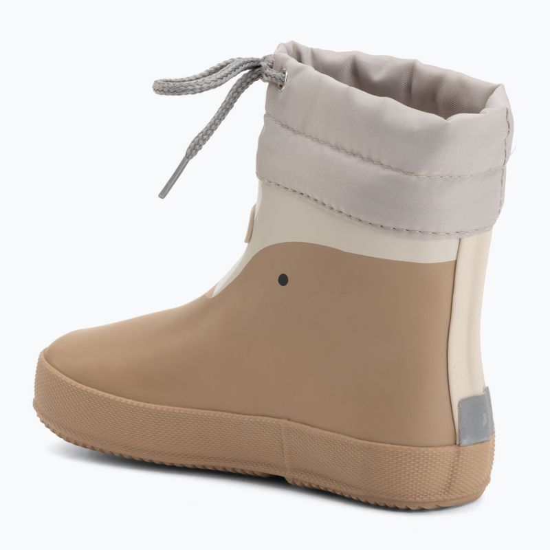 Detské gumáky Viking Footwear Alv Barefoot Paw Print béžové 3