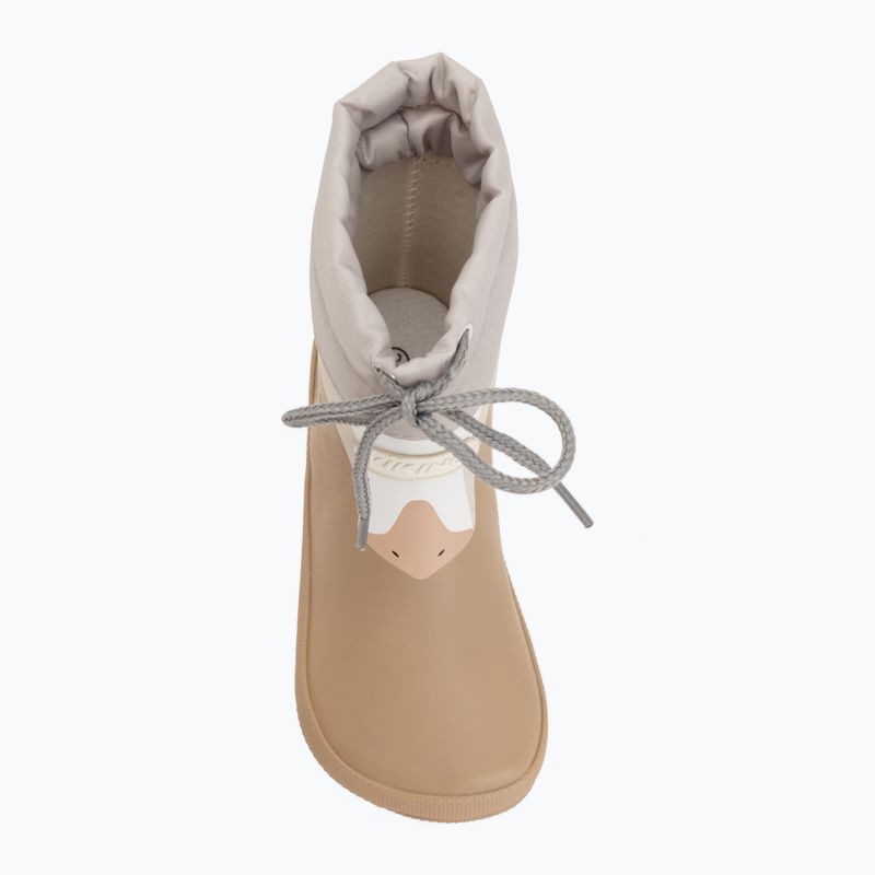 Detské gumáky Viking Footwear Alv Barefoot Paw Print béžové 5