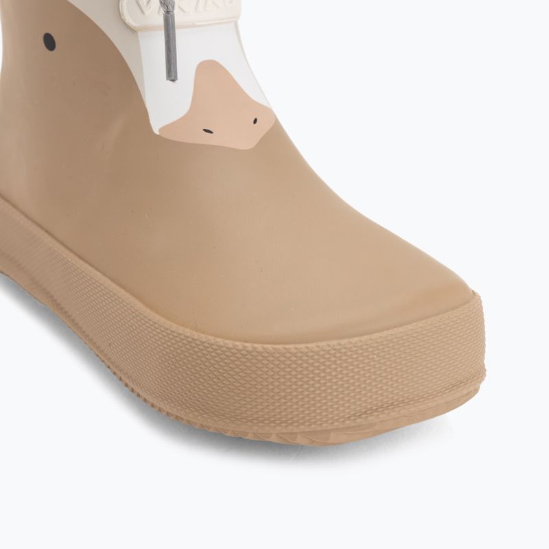 Detské gumáky Viking Footwear Alv Barefoot Paw Print béžové 7