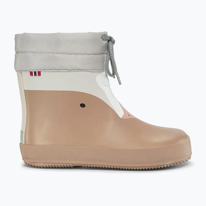 Detské gumáky Viking Footwear Alv Barefoot Paw Print béžové 8