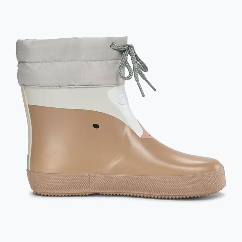 Detské gumáky Viking Footwear Alv Barefoot Paw Print béžové 9