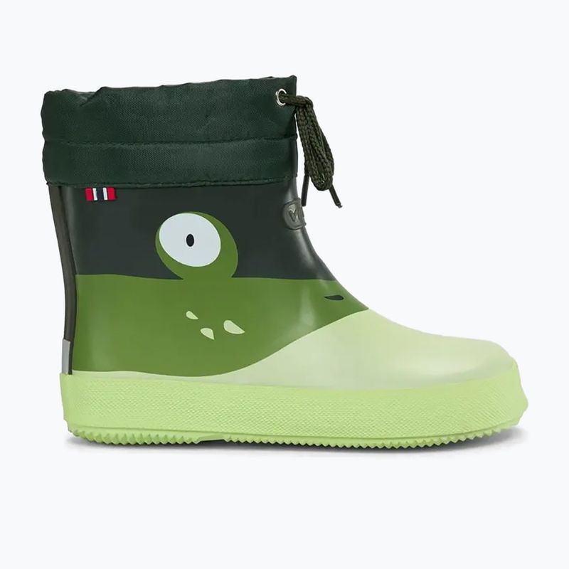 Kaloshe detské Viking Footwear Alv Barefoot Paw Print svetlozelená/zelená 8