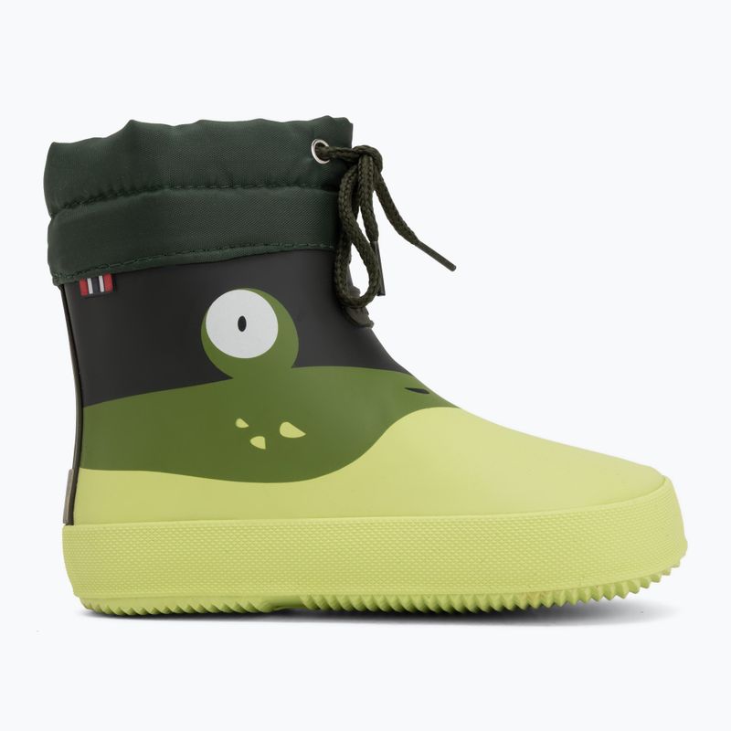Detské gumáky Viking Alv Barefoot Paw Print light green/green 2