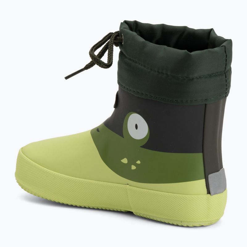 Detské gumáky Viking Alv Barefoot Paw Print light green/green 3
