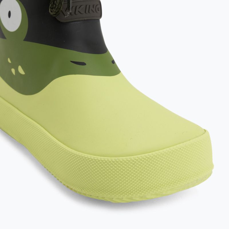 Detské gumáky Viking Alv Barefoot Paw Print light green/green 7