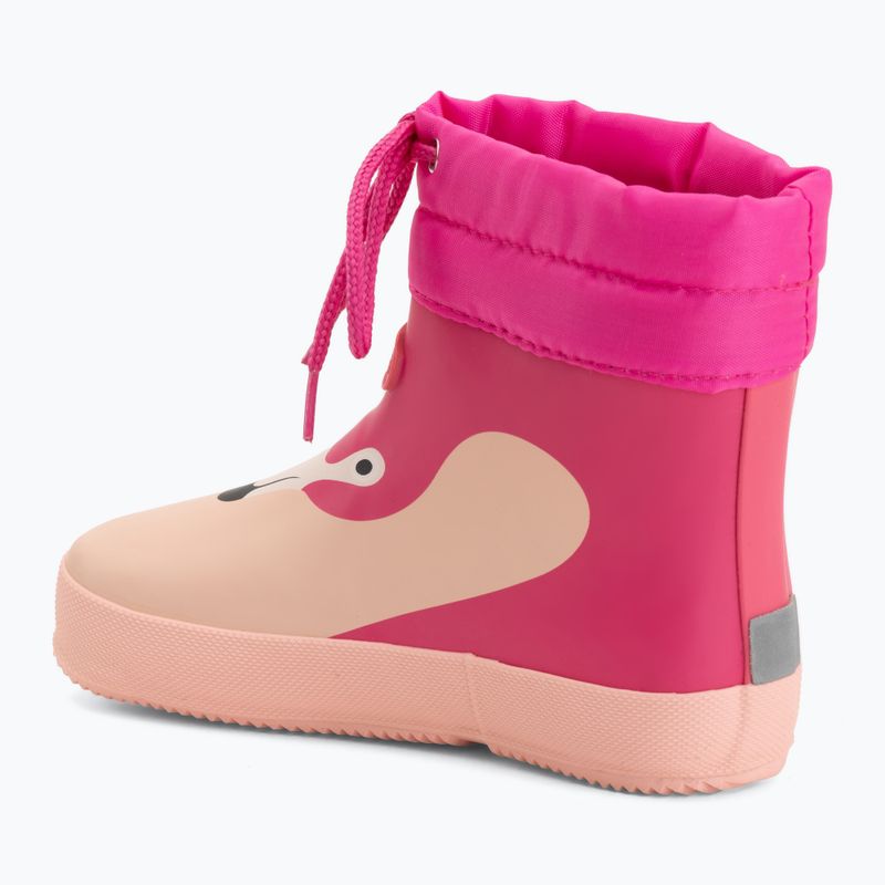 Detské gumáky Viking Alv Barefoot Paw Print light pink/magenta 3
