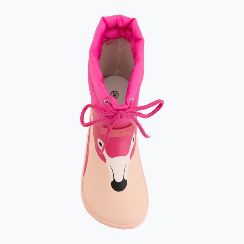 Detské gumáky Viking Alv Barefoot Paw Print light pink/magenta 5