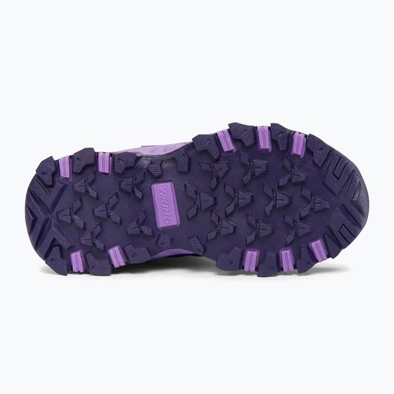 Detské topánky Viking Track Mid 2V Waterproof plum/multi 4