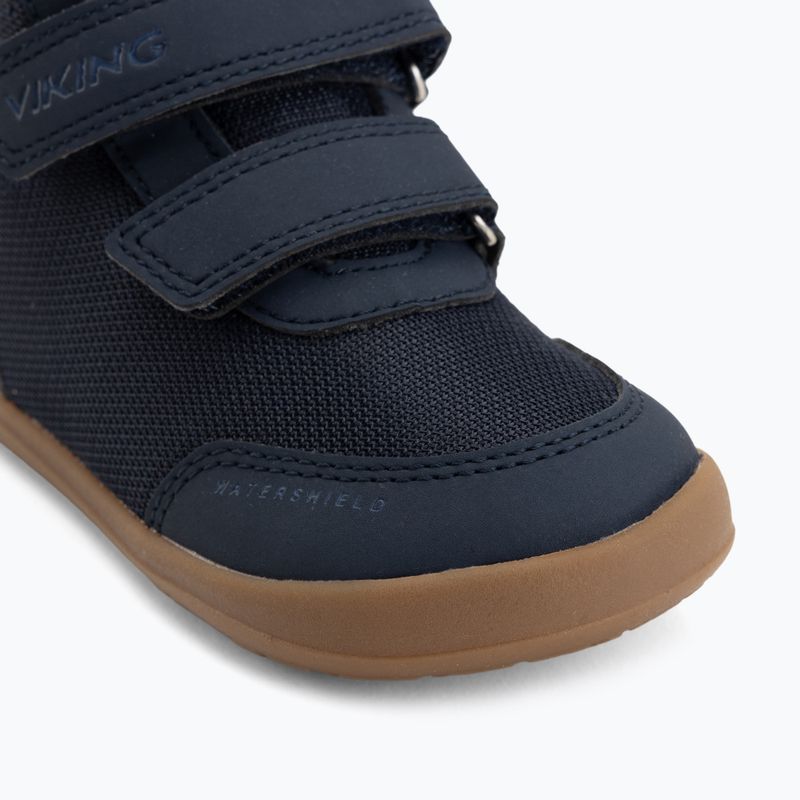 Detské barefoot topánky Viking Alv Barefoot Mid 2V Waterproof navy 7