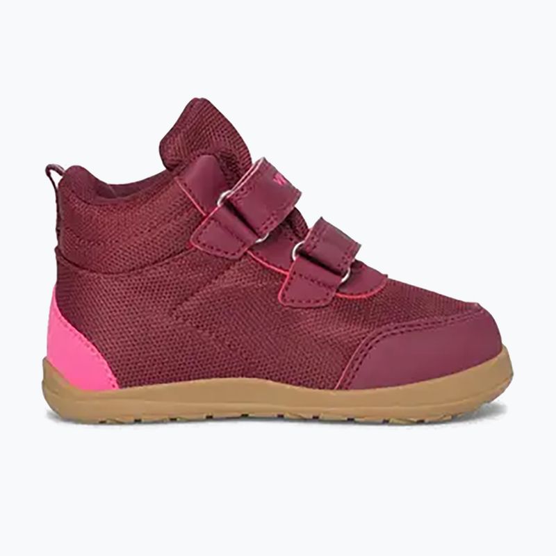 Topánky barefoot detské Viking Footwear Alv Barefoot Mid 2V Waterproof burgundské 9