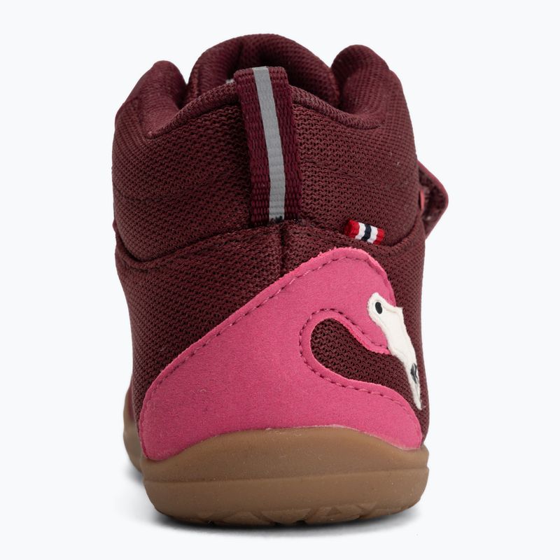 Detské barefoot topánky Viking Alv Barefoot Mid 2V Waterproof burgundy 6