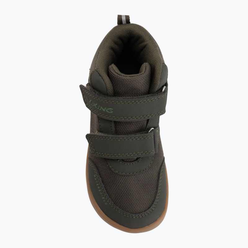 Detské barefoot topánky Viking Alv Barefoot Mid 2V Waterproof pine 5