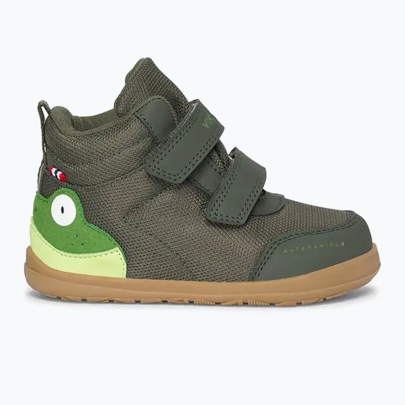 Topánky barefoot detské Viking Footwear Alv Barefoot Mid 2V Waterproof borovicová 8