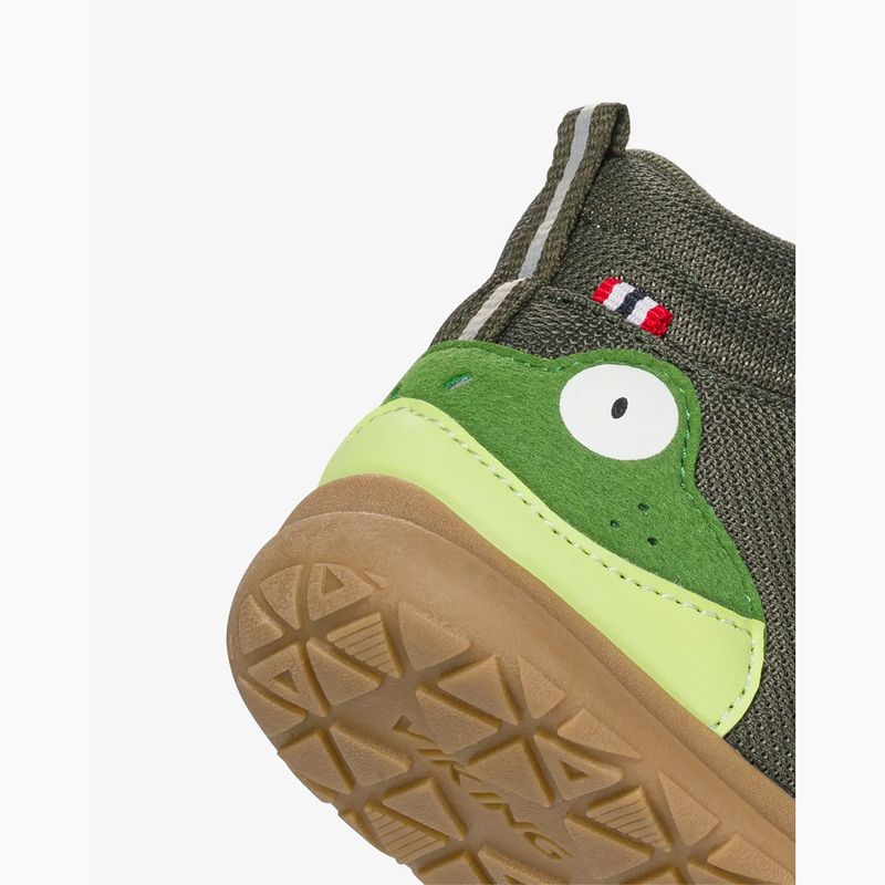 Topánky barefoot detské Viking Footwear Alv Barefoot Mid 2V Waterproof borovicová 17