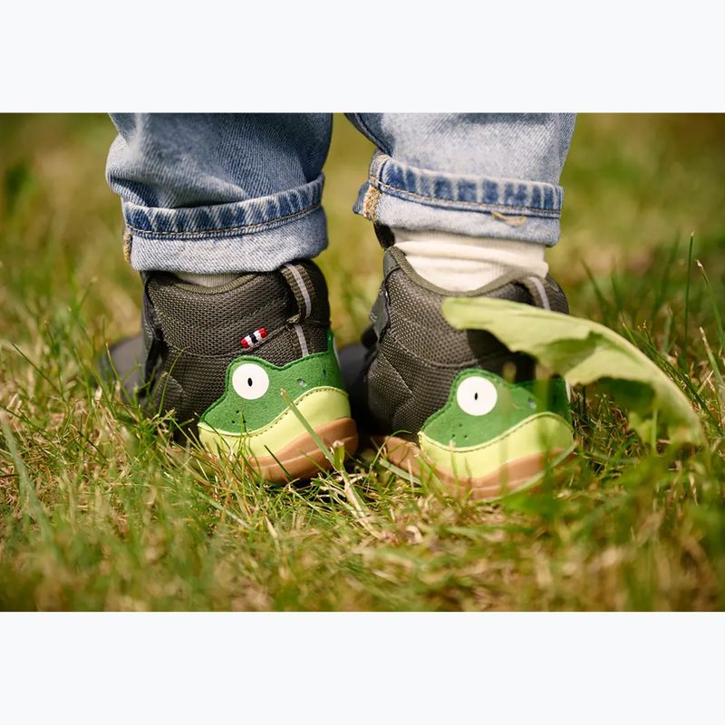 Topánky barefoot detské Viking Footwear Alv Barefoot Mid 2V Waterproof borovicová 18