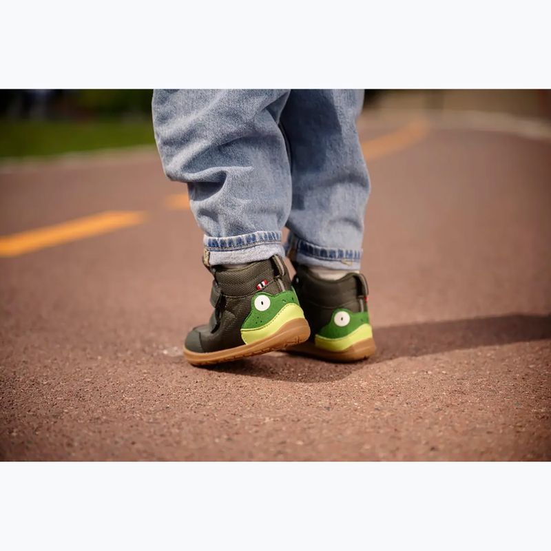 Topánky barefoot detské Viking Footwear Alv Barefoot Mid 2V Waterproof borovicová 19