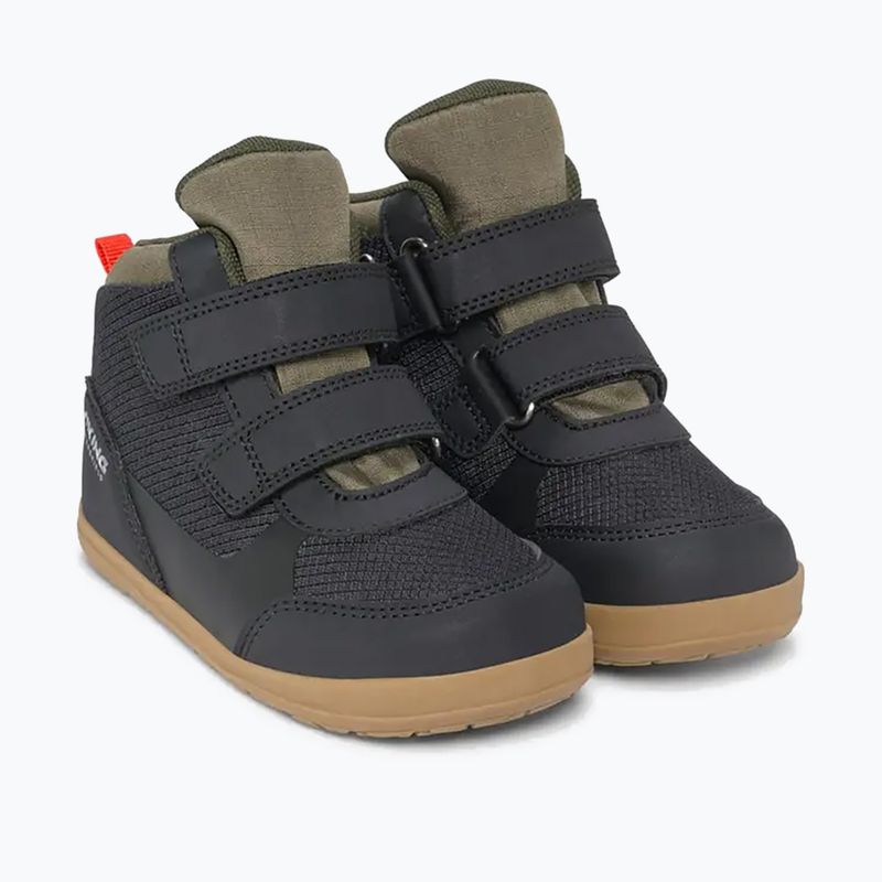 Topánky barefoot detské Viking Footwear Aspen Barefoot Mid 2V Waterproof čierne 10